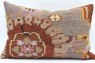D486 Vintage Kilim Lumbar Pillow Cover