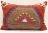 D132 Vintage Lumbar Kilim Pillow Covers