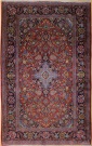 R7765 Vintage Persian Kashan Carpet