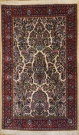 R9395 Vintage Sarouk Persian Rug