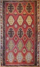 R5847 Vintage Sivas Turkish Kilim Rug