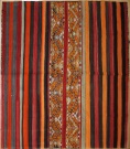 Vintage Turkish Sivas Kilim Cicim Rug R8023