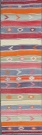 R7473 Vintage Turkish Hand woven Kilim Runner