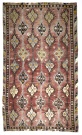 R3897 Vintage Turkish Handwoven Sarkisla Kilim Rug