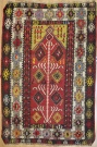 R7582 Vintage Turkish Kayseri Kilim Rug