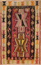 R7847 Vintage Turkish Kayseri Kilim Rug