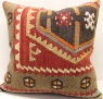 XL496 Vintage Turkish Kilim Cushion Cover