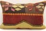 D290 Vintage Turkish Kilim Pillow Cover
