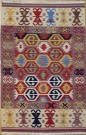 R6904 Vintage Turkish Kilim Rug