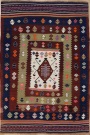 R7864 Vintage Turkish Kilim Rug