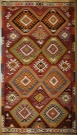 R8212 Vintage Turkish Kilim Rug