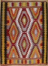 R8723 Vintage Turkish Kilim Rug