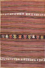 R7514 Vintage Turkish Konya Kilim Rug