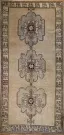R3703 Vintage Ushak Turkish Carpet Runner