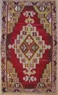 R1583 Vintage Ushak Turkish Kilim