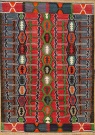 R6337 Vintage Ushak Turkish Kilim Rugs
