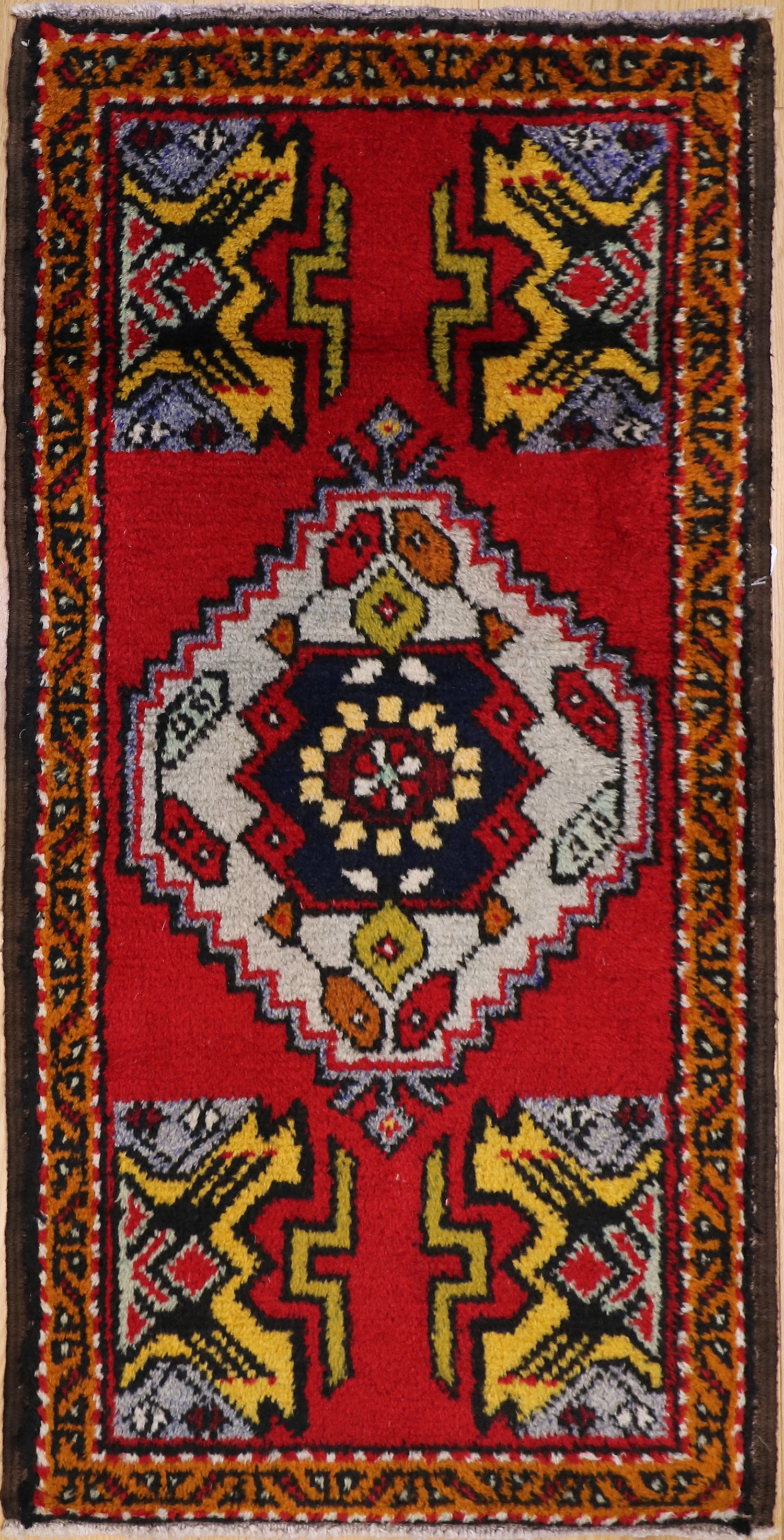 78.5×299 ViNTAGE TURKiSH RUG Hand Woven Vintage Turkish Rugs-7413