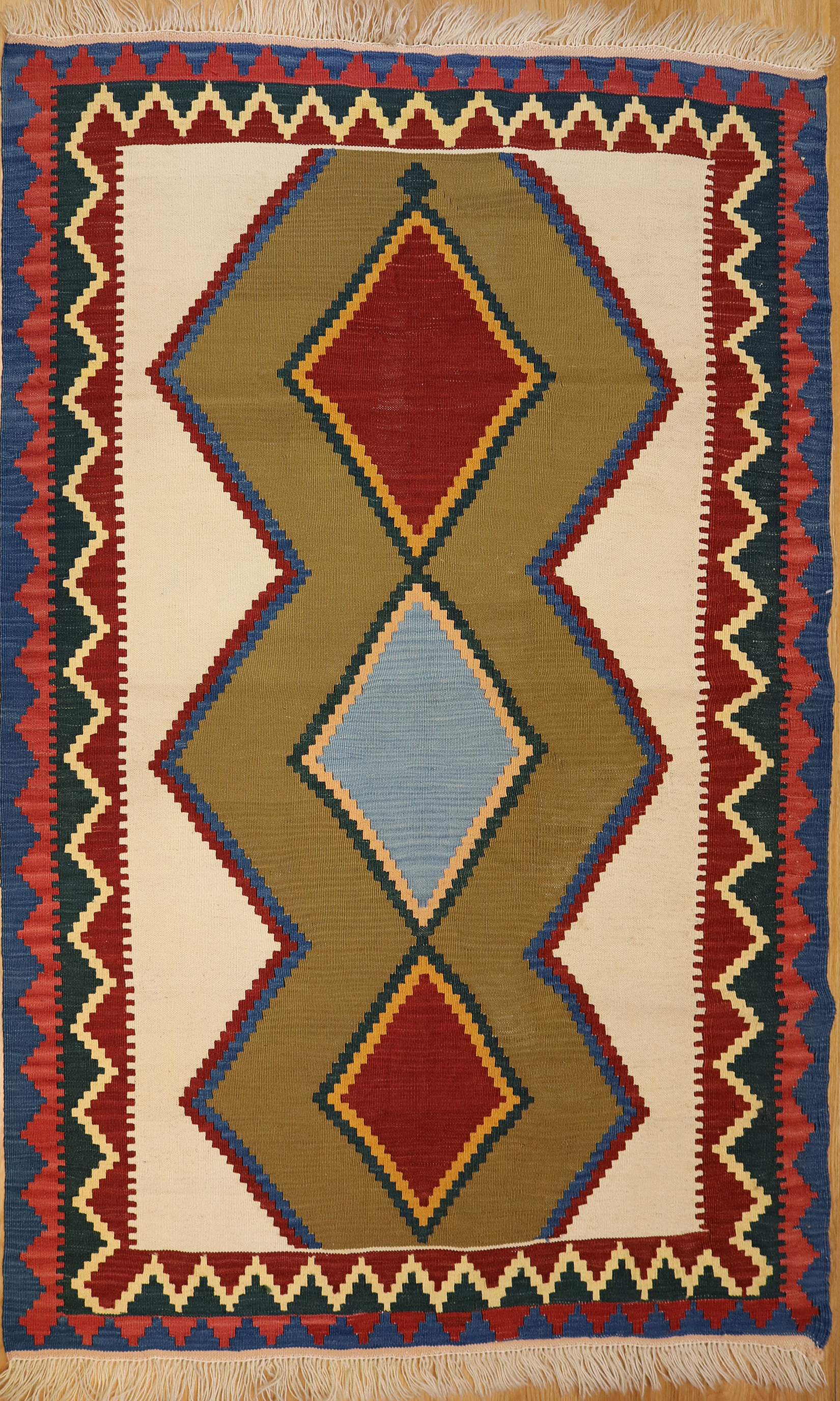 Persian Qashqai Kilim Rug - Rug Store - 7072