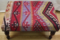 R4752 Antique Turkish Kilim Stools