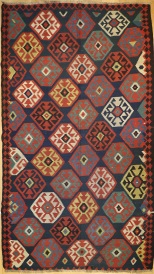 R2908 Caucasian Kazak Kilim