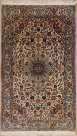 R7763 Handmade Persian Isfahan Rug