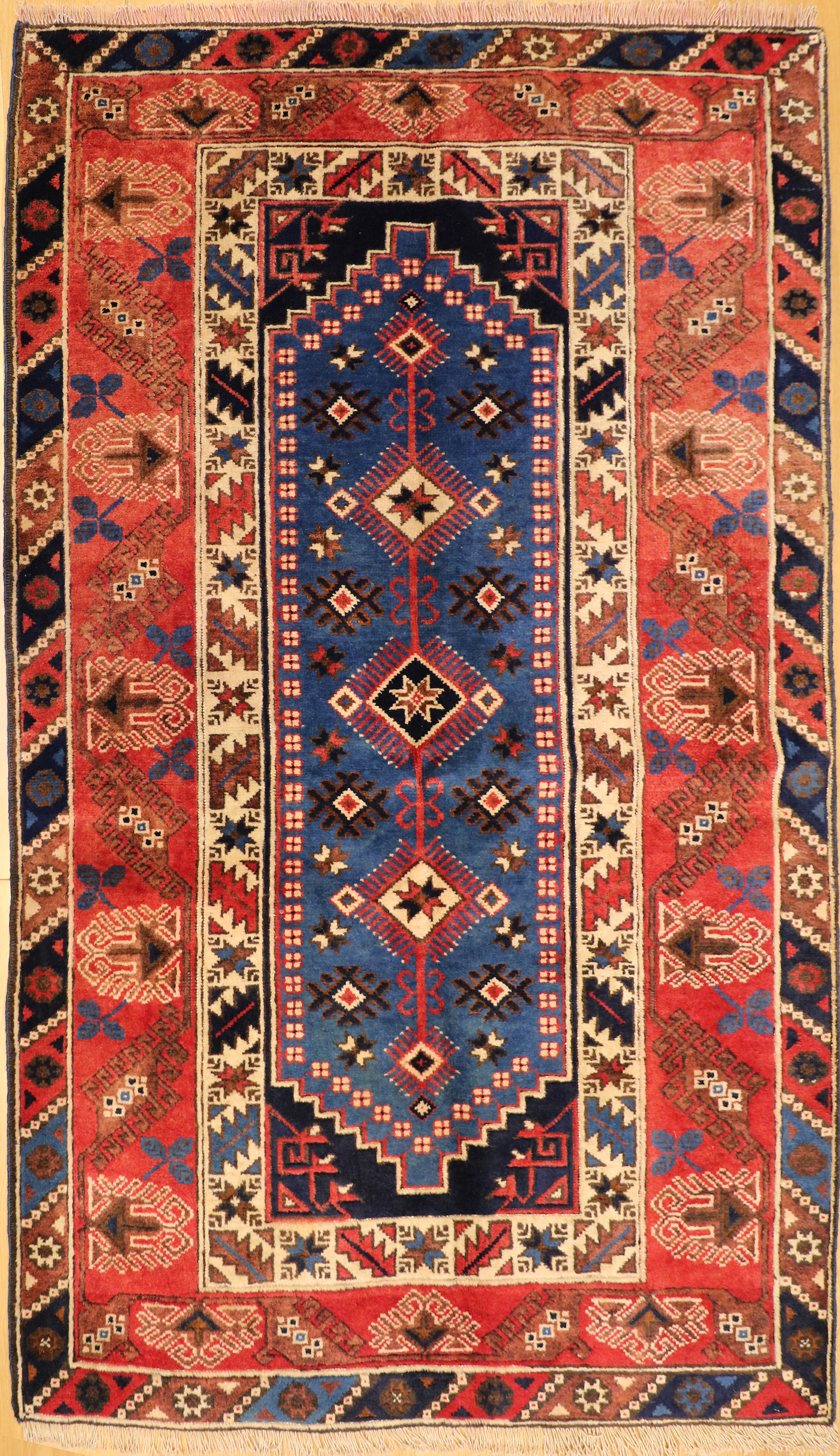 Vintage Dosemealti Turkish Rug-7133