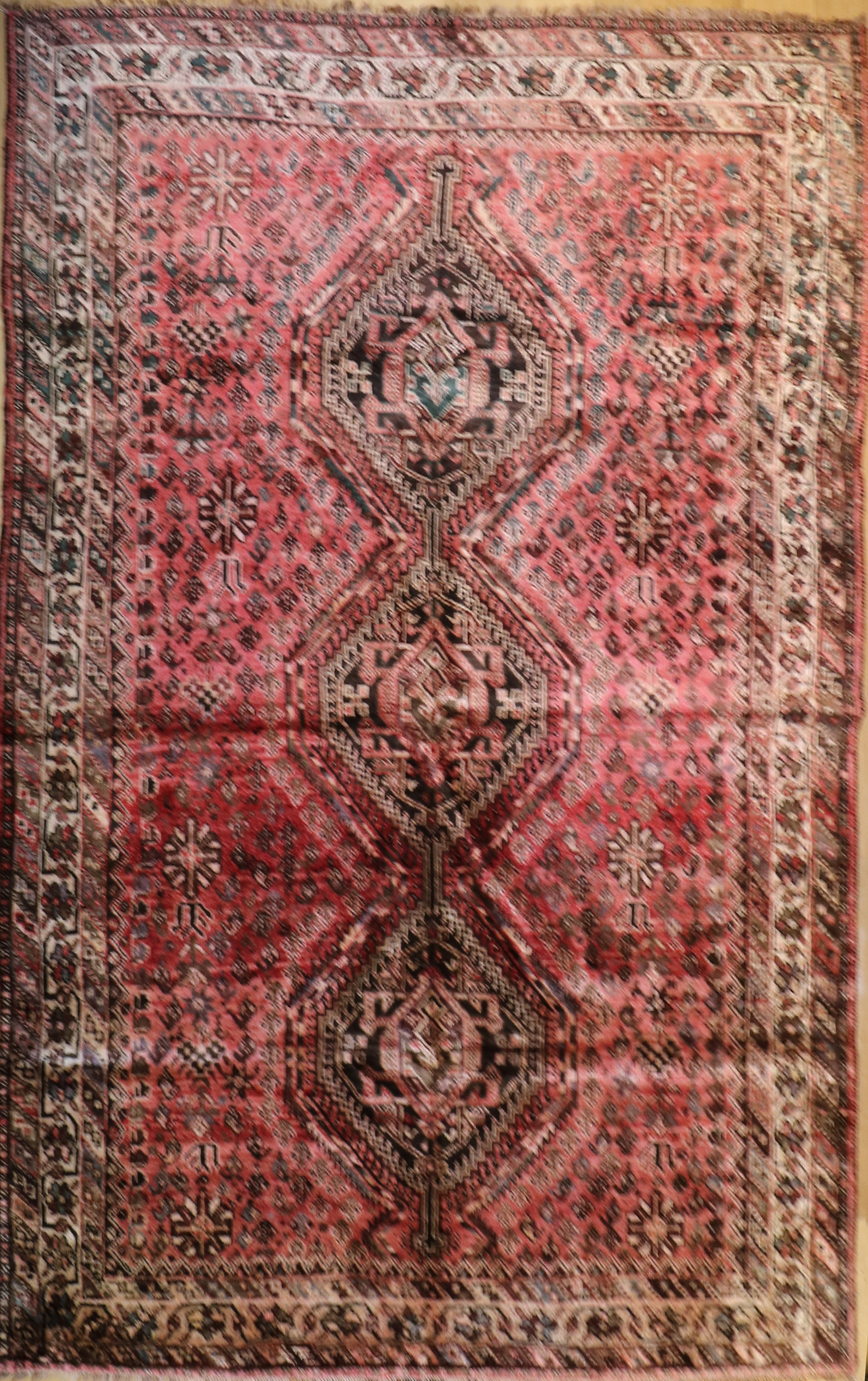 Vintage Persian Shiraz Carpet - 6087