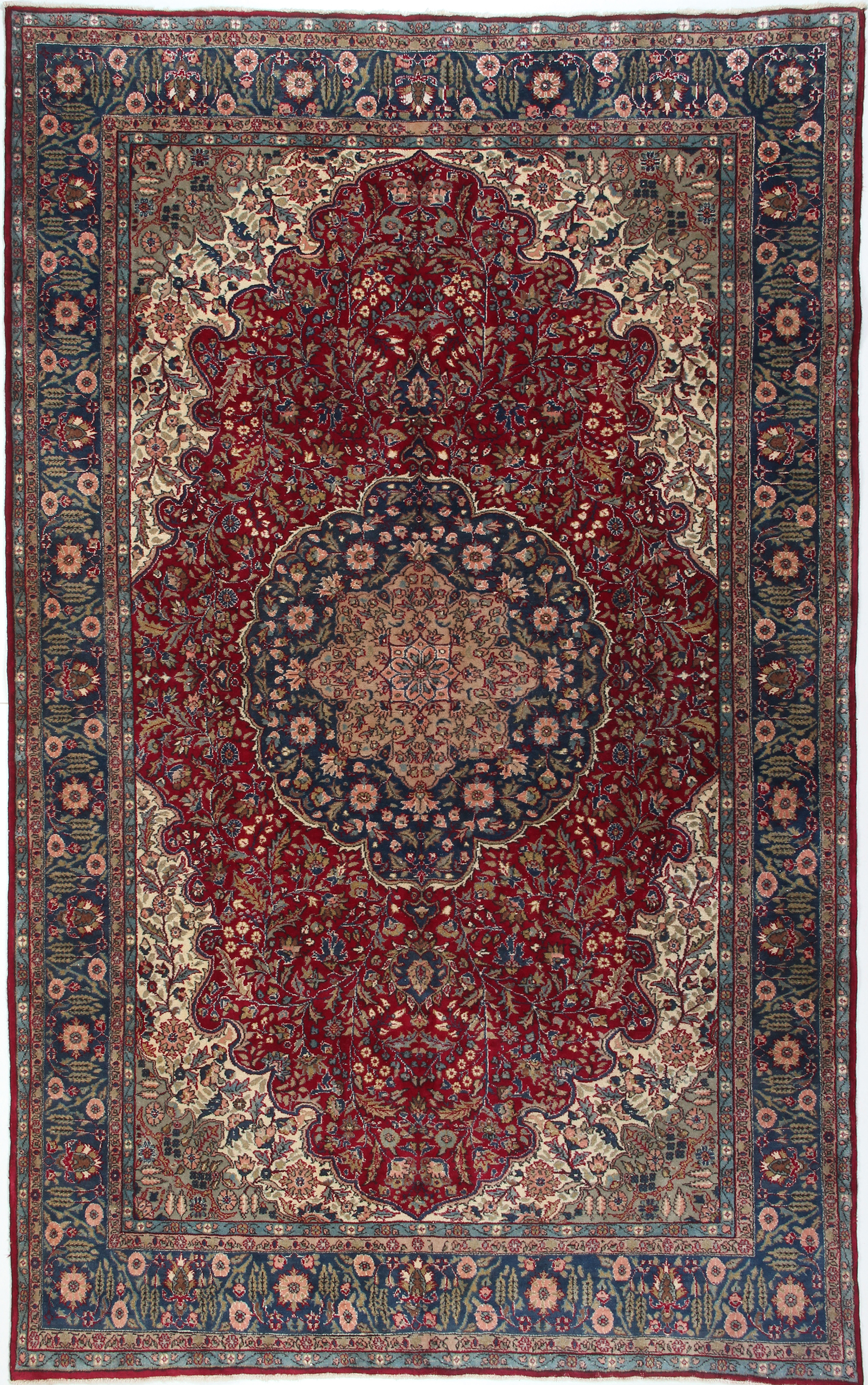Vintage Turkish Konya Ladik Carpet-3988