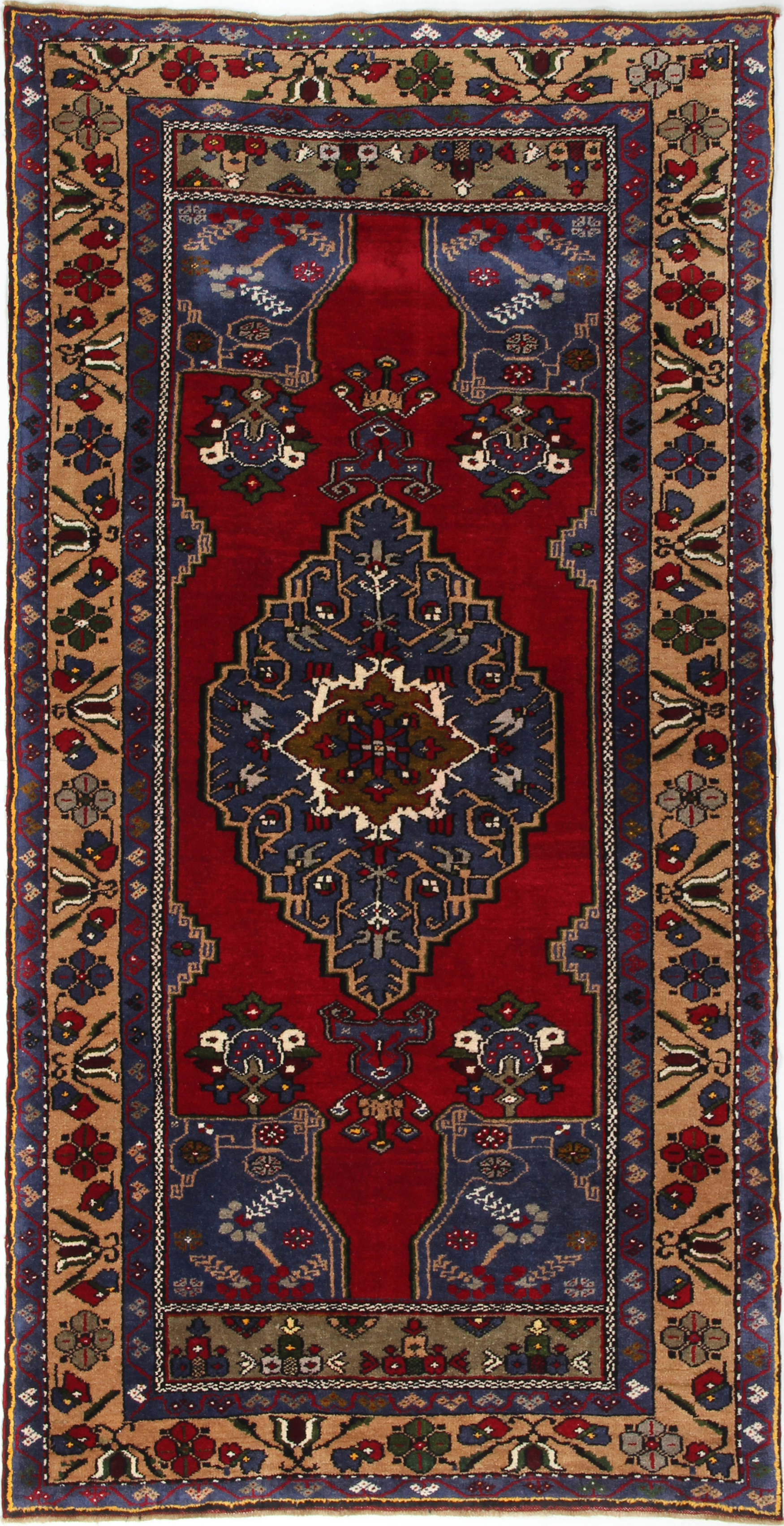 43×94 &quot;Pierrot” ViNTAGE TURKiSH RUG Vintage Turkish Kilim Rug for sale at Pamono