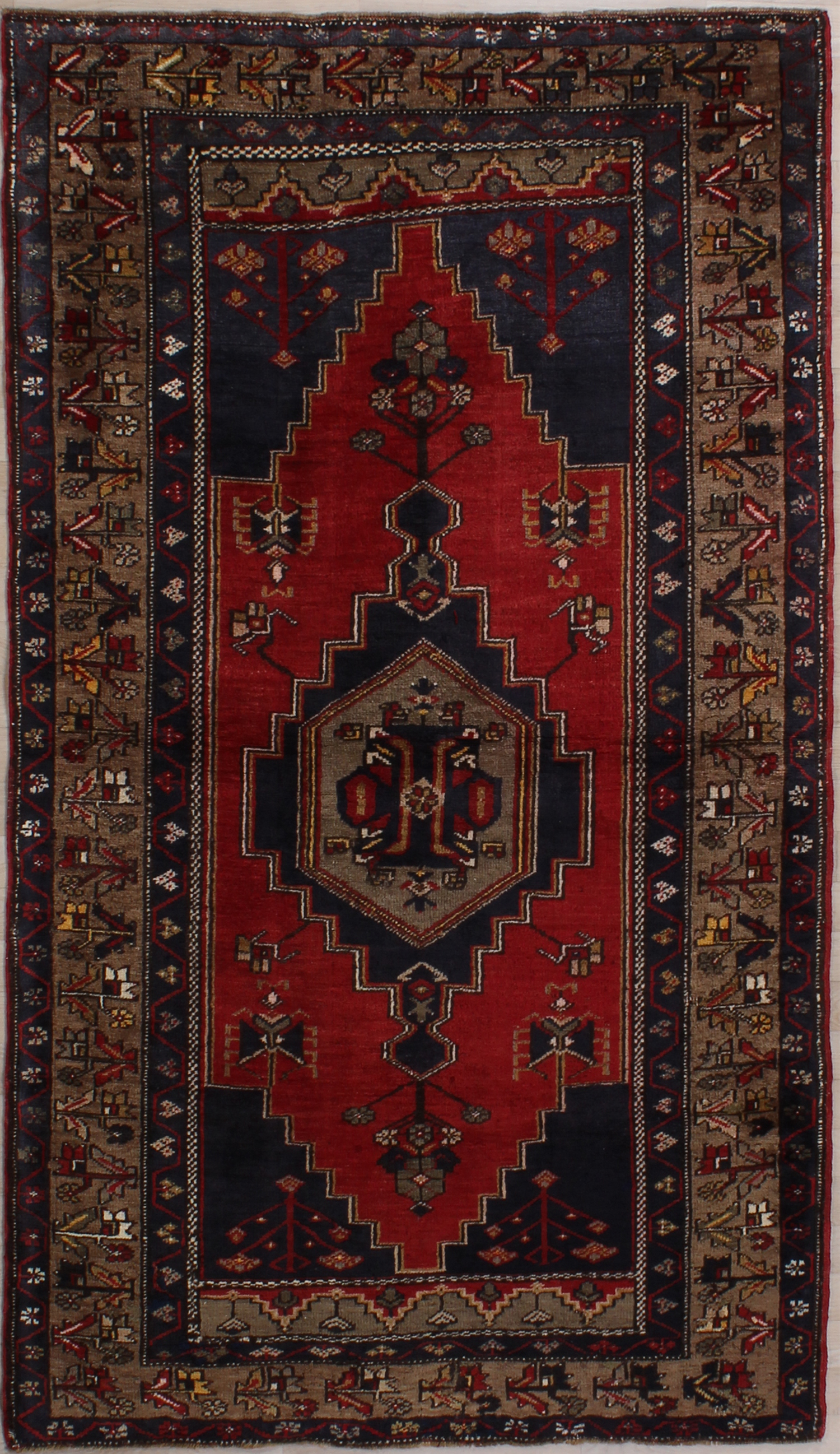 3996 Vintage Yahyali Turkish Rug - Rug Store