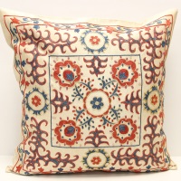 Silk Suzani Pillow Covers